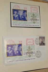 VATIKAN PAPST JOHANNES XXIII - MERKUR WELTRAUM BRIEFMARKE UND UMSCHLAG MIT SONDERSTEMPEL 1963 - Bild 1 von 1