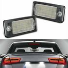 LED Rear Number License Plate Light White 6000K for Audi A3 S3 A4 S4 Q7 RS4 B7