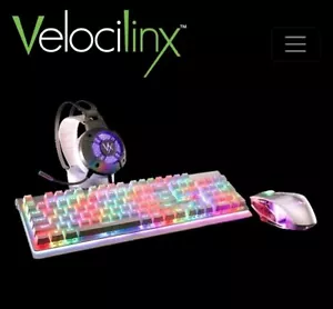 Velocilinx Boudica Pro Series Gaming kabelgebunden. Windows/Mac Tastatur/Maus/Headset - Bild 1 von 8