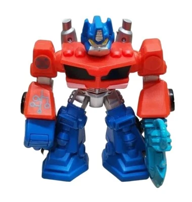"Figura Optimus Prime Imaginext Playskool Heroes Transformers Rescue Bots 3,5""" Foto 1 de 4