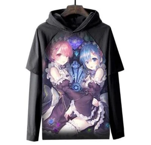 Re:Zero kara Hajimeru Isekai Seikatsu Kapuzen pulli Sweatshirt Hoodie Pullover - Picture 1 of 2