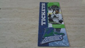 2010-11 ECHL Florida Everblades Season Tickets Brochure -  Mathieu Roy - NR-MT 