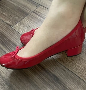 Repetto Ballet Flats - Red Patent, Size 37 Heels - Picture 1 of 11