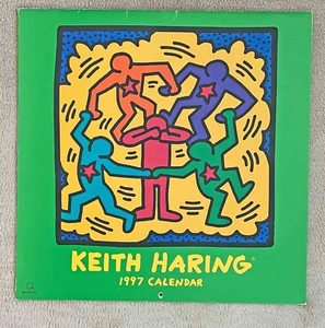 Calendario Keith Haring 1997 12 meses impreso en Alemania le Neues en buen estado - Imagen 1 de 12