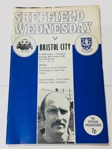 1972/73 SHEFFIELD WEDNESDAY V BRISTOL CITY 20-01-1973 DIVISION 2 POSTPONED - Picture 1 of 1