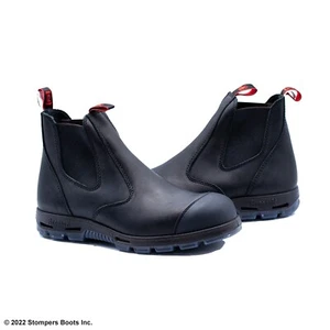 Redback Easy Escape Slip On 6 pulgadas negro con puntera de acero y tapa raspada - Imagen 1 de 7
