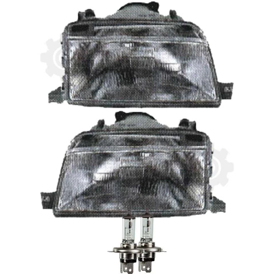 Halogen Scheinwerfer Set für Renault R19 1.89-5.92 H4 inkl. Lampen 1361333 - Bild 1 von 1