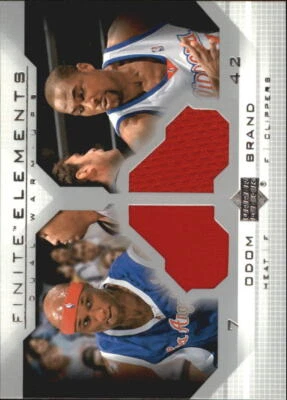 B3237- 2003-04 Upper Deck Finite Elements Warmups #FE21 Lamar Odom Elton Brand - Image 1 of 2
