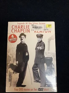 Charlie Chaplin/Buster Keaton - Legends of the Silver Screen (DVD, 2-Disc) NEW - Picture 1 of 2