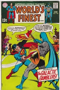 1969 World's Finest Comics #185 Superman & Batman Art DC Comics Silver Age - Bild 1 von 2