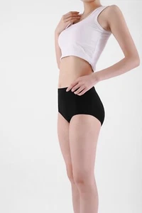 Seamless Ribbed Full Brief Panties For Women - 3 Pk - Picture 1 of 5