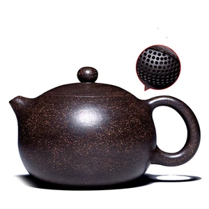 Authentic Yixing Zisha Tea Pot Black Galaxy Clay Chinese Cup Xishi Teapot Marked - Picture 1 of 12