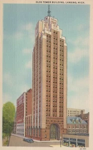 Olds Tower Building - Lansing, Michigan - biancheria non spedita - Foto 1 di 3