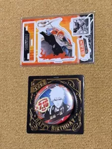 Bleach figure acrylic stand button can badge Birthday Ichigo Lot 2 Japan m593 2 - Picture 1 of 3