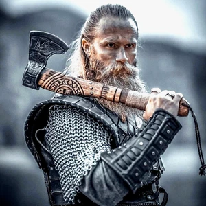 Custom Forged Carbon Steel Viking Axe with Ash Wood Shaft Viking Bearded Axe AU - Picture 1 of 11