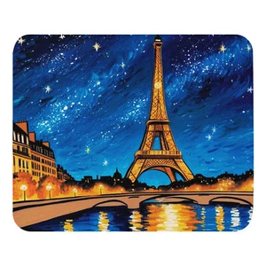 Starry Night Paris Mouse pad - Afbeelding 1 van 1