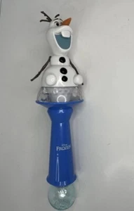Disney Frozen Orlaf Light Up Bubble Wand Souvenir Light Color Changing Works - Picture 1 of 14
