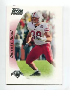 2005 Topps Draft Picks & Prospects #143 Barrett Ruud Nebraska Cornhuskers Rookie - Picture 1 of 1