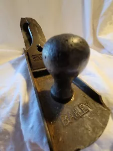 Vintage Stanley Bailey No. 6 Wood Plane SWEETHEART USA PAT APR 19-10 corrugated - Picture 1 of 11