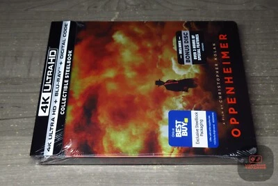BEST BUY EXCLUSIVE Oppenheimer 4K STEELBOOK US RELEASE NEW! - RARE! - EX! - Image 1 of 4