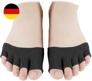 4 Paar Zehensocken High Heel Schuh Liner Socken Halbsocken nahtlos rutschfest Ze - Bild 1 von 9