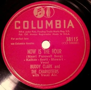 Buddy Clark- Now Is The Hour / Peculiar Shellac 10'' - Picture 1 of 1