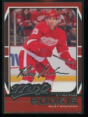 Riley Sheahan RC 2012-13 Upper Deck MVP #56 Rookie Detroit Red Wings EX - Image 1 of 2