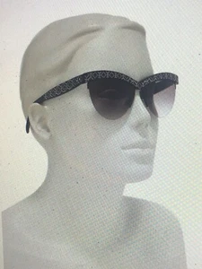 NEW Alaia 60mm Cat Eye Sunglasses Italy Black & Gray 7332042 FREE SHIPPING! - Picture 1 of 3