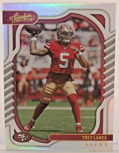 2022 Panini Absolute Football 100pt Trey Lance #59 San Francisco 49ers - Picture 1 of 2