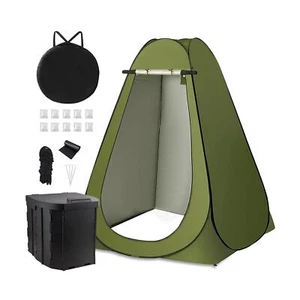 Portable Toilet Kit, Larger Size Portable Camping Toilet with Pop-Up Privacy ... - Picture 1 of 7