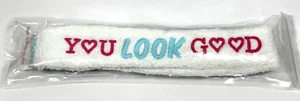NEW 1 BATH & BODY WORKS YOU LOOK GOOD SPA HEAD WRAP 100% COTTON - Picture 1 of 2