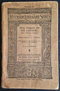 The Vision of Sir Launfal and Other Poems by James Russell Lowell Riverside 1905 - Picture 1 of 8