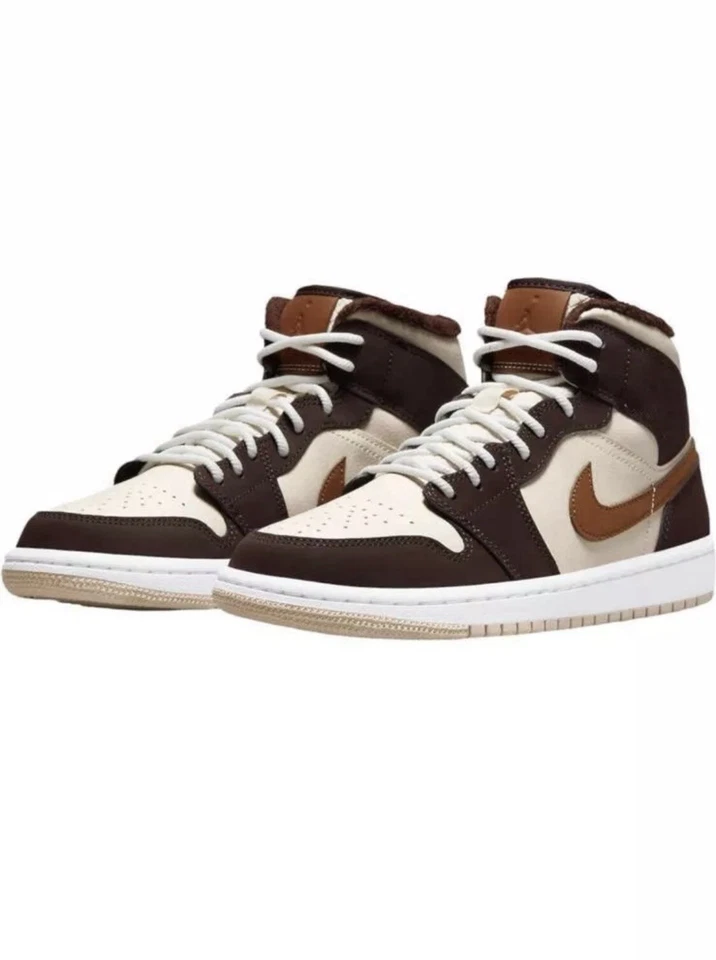 Tamanho 9 - Air Jordan 1 SE creme médio chocolate amargo com - Imagem 1 de 4