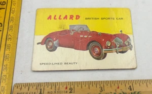 Tarjeta Allard British Sports Car World on Wheels años 50 #106 - Imagen 1 de 2