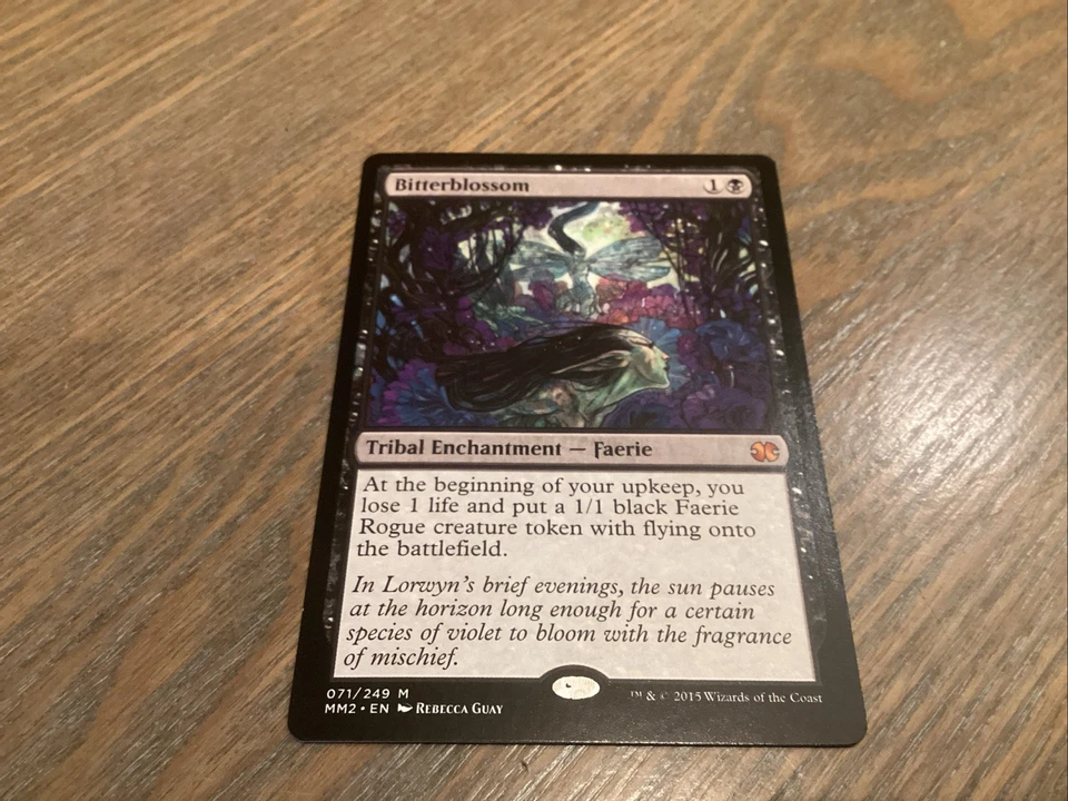 MTG Magic the Gathering Bitterblossom (71/265) Modern Masters 2015 NM - Image 1 of 2
