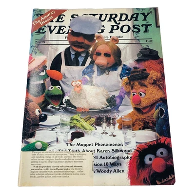 Muppets Saturday Evening Post November 1979 Working with Woody Allen Great Ads - Image 1 of 4