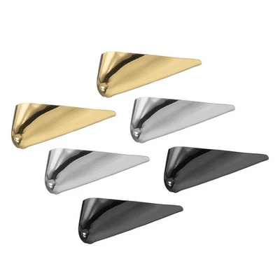 6Pcs Pointed Shoe Head Tips Cap for Shoe Protection (Gold/Silver/Black, 30mm) Foto 1 de 4