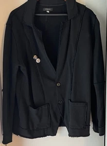 Bedingungslose London Damenjacke schwarz 100% Baumwolle Edgy Punk Größe XXL - Bild 1 von 9