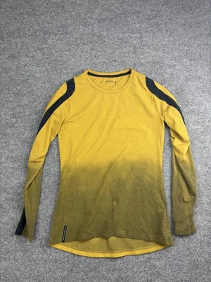 Camisa especializada para mujer pequeña amarilla negra manga larga MTB Trail Jersey ciclismo Foto 1 de 4