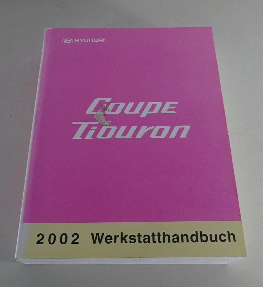 Manuale Di Officina Hyundai Coupé Tiburon / Coupe Tipo RD, 1999-2002 - Immagine 1 di 2