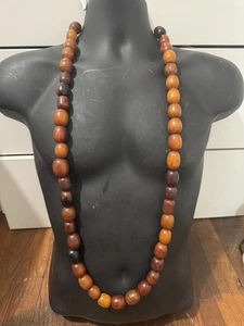 ECHTE antike chinesische baltische Bernstein Gebetsperlenkette 370 Gramm 琥珀色 العنبر - Bild 1 von 11