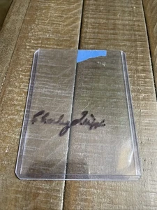 Charley Trippi Signed Card Top Holder - Picture 1 of 1