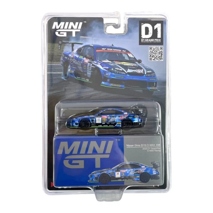 Modellino Auto Mini GT 1/64 Nissan Silvia S15 D-Max Racing #46 D1 Grand Prix ... - Immagine 1 di 1