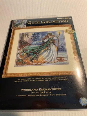 Kit de punto de cruz Dimensions Gold Collection Woodland Enchantress 35173 SIN HILO DENTAL Foto 1 de 4