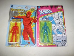 Marvel legends 3.75" X-Men & Fantastic four Human torch and Iceman brand new - Picture 1 of 6