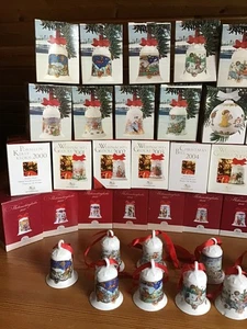 Hutschenreuther Porzellan Weihnachtsglocken komplette Sammlung 1978-2022 - Bild 1 von 7