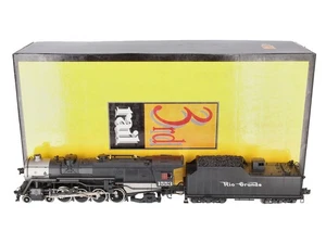 3rd Rail 1553 O BRASS D&RGW 4-8-2 Water Buffalo Steam Locomotive & Tender #1553 - Picture 1 of 12