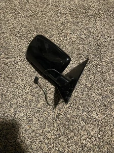 00-05  BMW E46 Right Side Sedan Door Mirror Black OEM - Picture 1 of 6