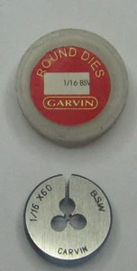 RDGTOOLS 1/16" x 60 tpi BSW DIE/STANDARD PITCH - Picture 1 of 3