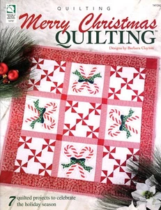 Merry Christmas QUILTING Book 141262 7 Projects Wall Hangings, Runners, Pillow - Foto 1 di 2